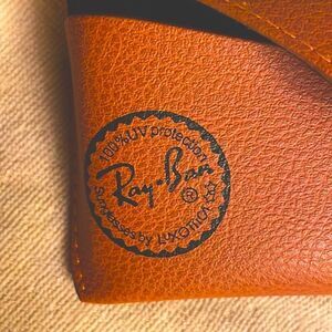 RAY-BAN Leather Sunglasses Case 🕶
